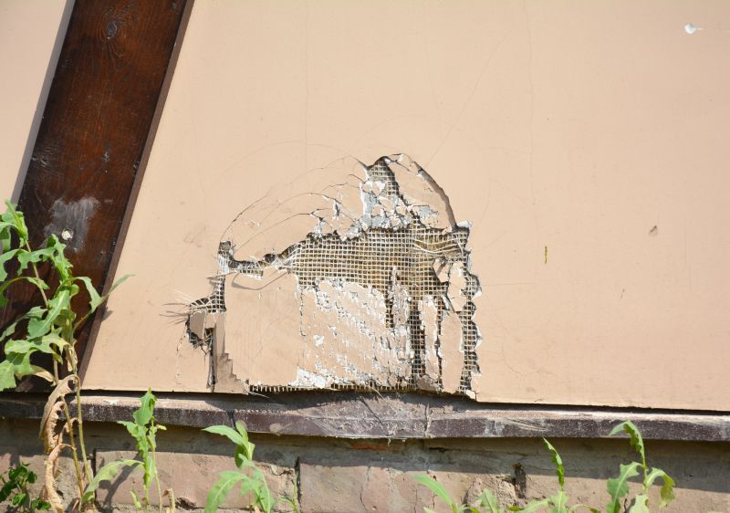 Cracked Stucco Repair detail